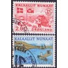 1986. Grønlands Hjemmestyre og Saqqaq Idræt, AFA nr. 163-64 postfrisk