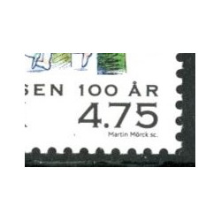 2007. Europamærker variant (rød plet med 4,(75)) AFA nr 1510 ** postfrisk   Stemplet FDC