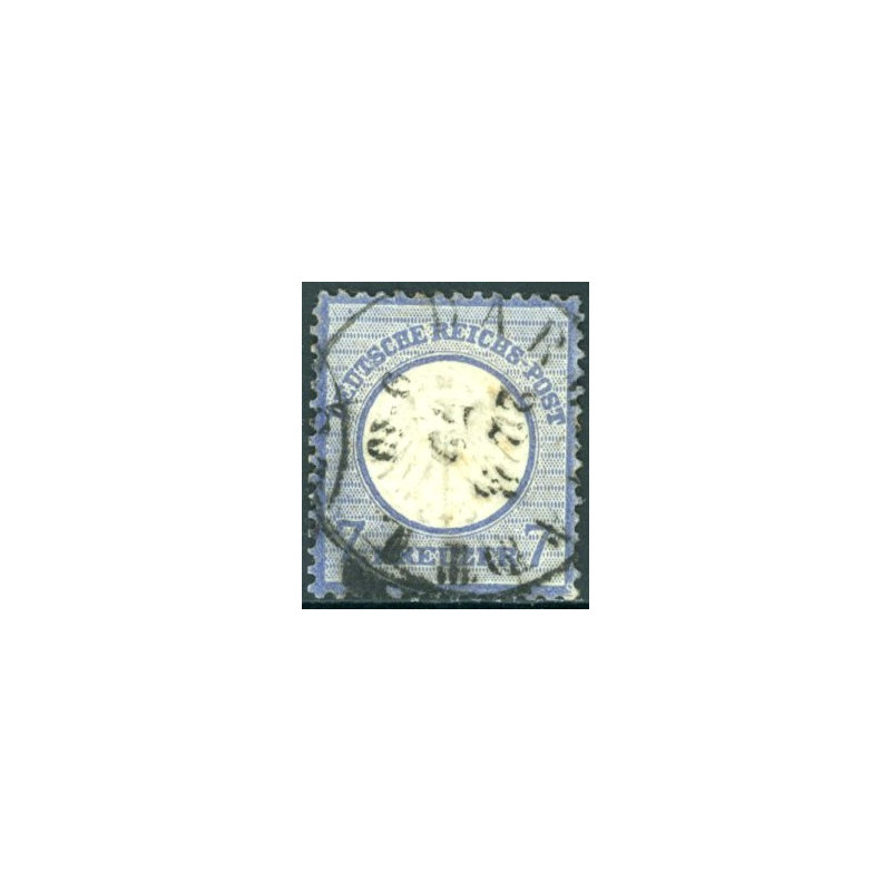 Rige. 1872. Ørn med lille brystskjold, AFA nr. 10 *    **/(o)
