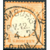 Rige. 1872. Farveændringer. AFA nr 14 (o)
