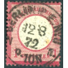 Rige. 1872. Ørn med stort brystskjold, AFA nr. 19 *    **/(o)