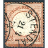 Rige. 1872. Ørn med stort brystskjold, AFA nr. 21 *    **/(o)
