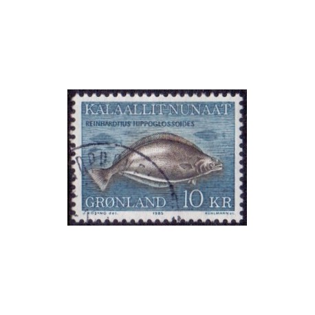 1985. 10Kr. Hellefisk. AFA nr. 162 postfrisk