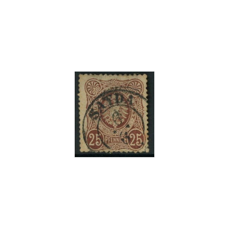 Rige. 1875. Pfennige uden vm, AFA nr. 35 *   **/(o)