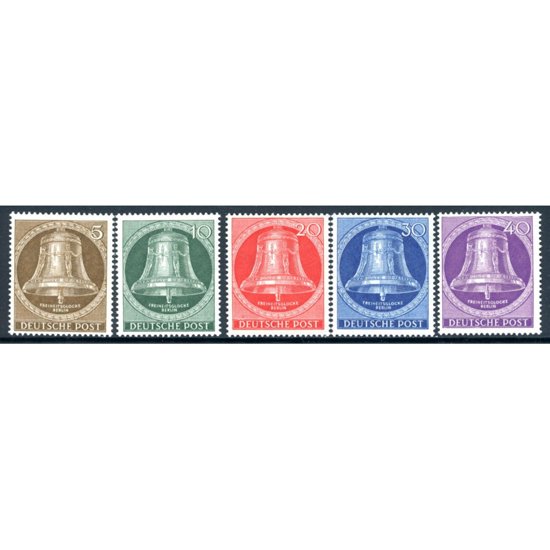 Berlin. 1953. Frihedsklokke III. AFA nr. 101-05 ** (o)