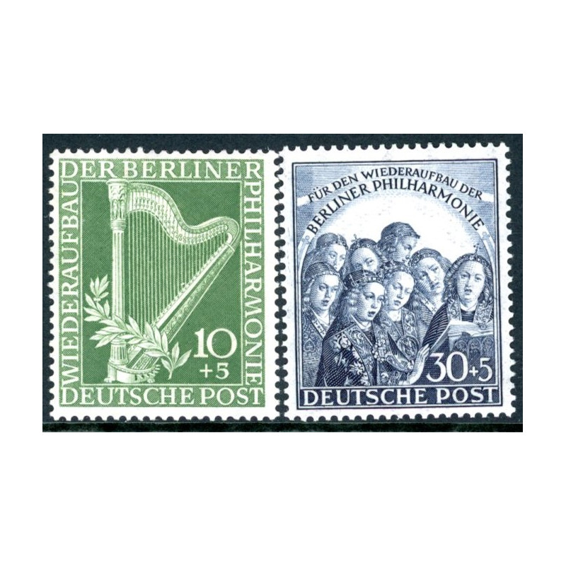Berlin. 1950. Berliner Philarmoniker. AFA nr. 72-73 ** (o)