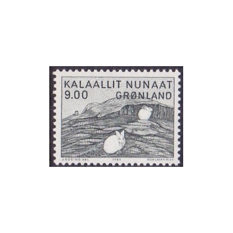 1985. 9,00 Kr. Maleri af Gerhard Kleist. AFA nr. 161 postfrisk