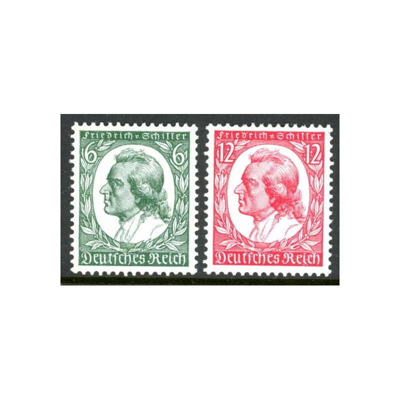 Rige. 1934. Schiller. AFA nr. 558-59 **   stemplet (o)