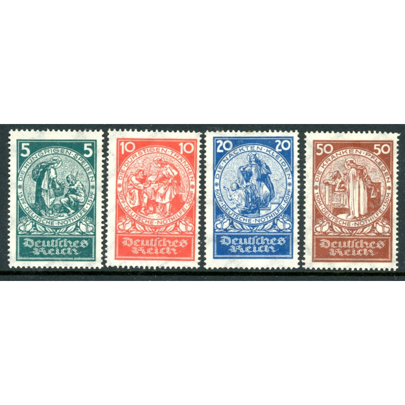 Rige. 1924. Nødhjælpsudgave. AFA nr. 351-54 **   st. used reich