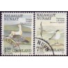 1990, 4,00 0g 7,50 Kr. Fugle IV. AFA nr. 199-200 stemplet