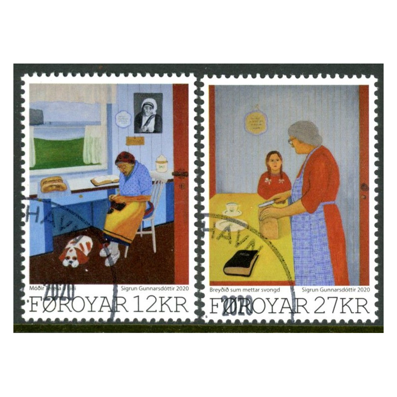 2020. Sigrun Gunnarsdóttir. AFA nr. 957-58 **                                  , (o) Postfrisk stemplet
