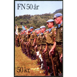1995. FN's 50-års jubilæum, hæfte med varianter. AFA nr. 1085x,y  **     Stemplet FDC