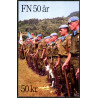 1995. FN's 50-års jubilæum, hæfte med varianter. AFA nr. 1085x,y  **     Stemplet FDC
