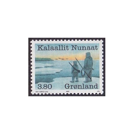 1987. 3,80 Kr. Fangeerhvervets år,  AFA nr. 173 postfrisk