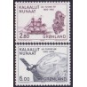 1985. 2,80-6,00 Kr. 1000-års serien V. AFA nr. 157-8 postfrisk