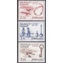 1984. 1000-års serien IV AFA nr. 148-50 postfrisk