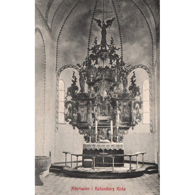 Kallundborg. Altertavlen i kirke, ubrugt
