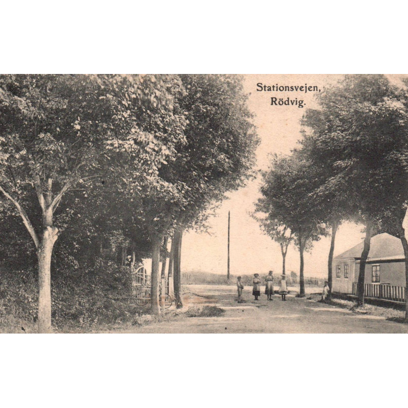 Rødvig. Stationsvejen, brugt