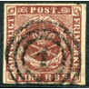 1851 4 Rbs.Thiele Ia, pl II, AFA 1Ia, attest CAM