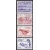 1982. Danielsen, 1000-års serien I og II AFA nr. 136-39 postfrisk