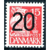 1940. Provisorier. AFA nr. 264a postfrisk   Stemplet FDC