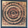 1851 4 Rbs. Thiele, rødbrun, (ikke pladet)