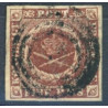 1851 4 Rbs. Thiele, rødbrun, (ikke pladet)