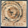 1851. 4 Rbs. Thiele IIIc, gråbrun, (ikke pladet)
