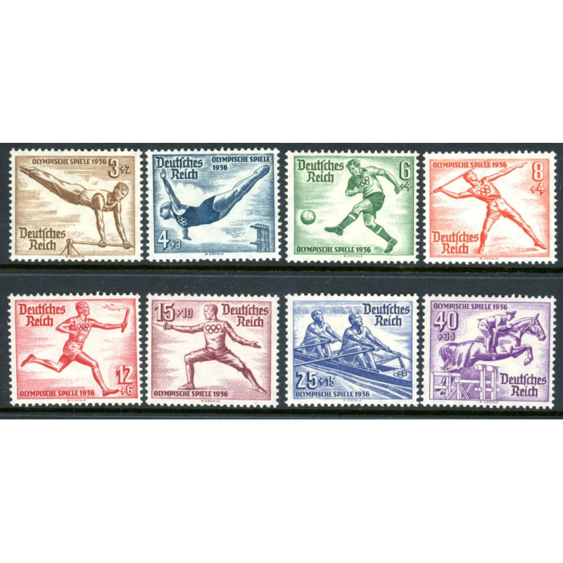 Rige. 1936. Olympiske Lege i Berlin. AFA nr. 604-11 **   stemplet (o)