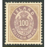 Island. 1892.  100 aur. VM II. AFA nr. 17A **   postfrisk st. stemplet FDC