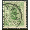 Island Tjenstemærker 20 Aur. tk. 14x13½. AFA nr. 7 **  stemplet st.