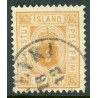 Island Tjenstemærker 3 Aur. tk. 12 3/4. AFA nr. 3b st.  stemplet st.