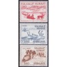 1981. Kreutzmann, og Saqqaq og Tunit-Dorset kulturen AFA nr. 128, 131-32 postfrisk