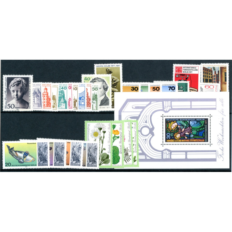 Berlin. 1977. Komplet årgang. AFA nr. 530-558 **   (o)