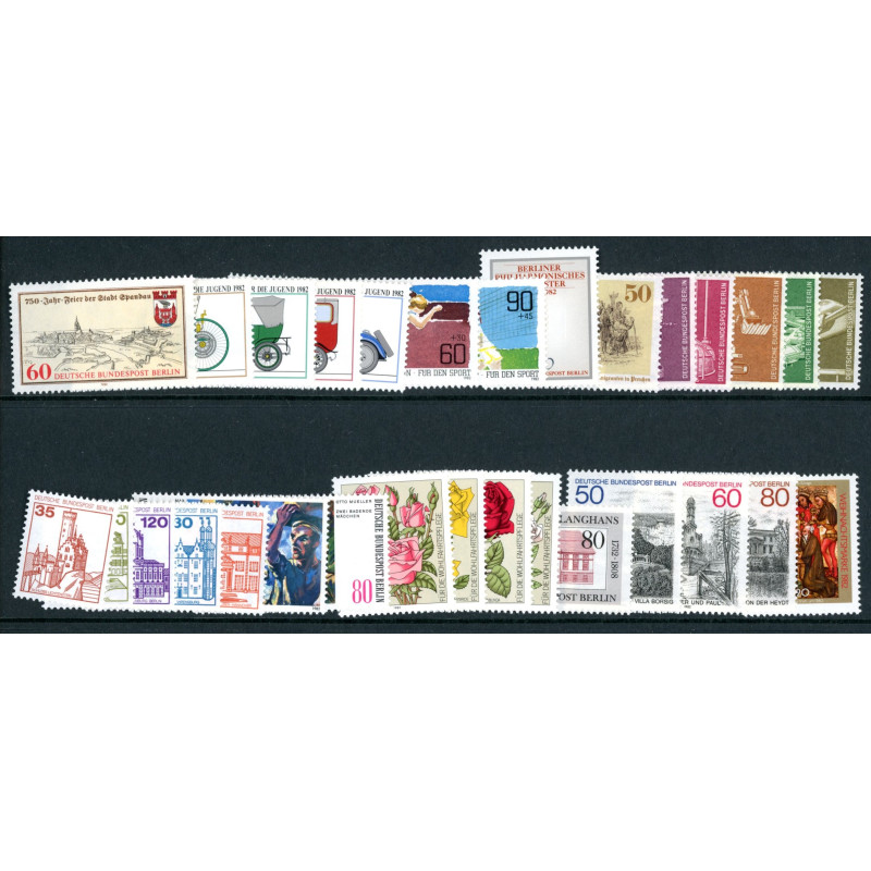 Berlin. 1982. Komplet årgang. AFA nr. 657-686 **            (o)