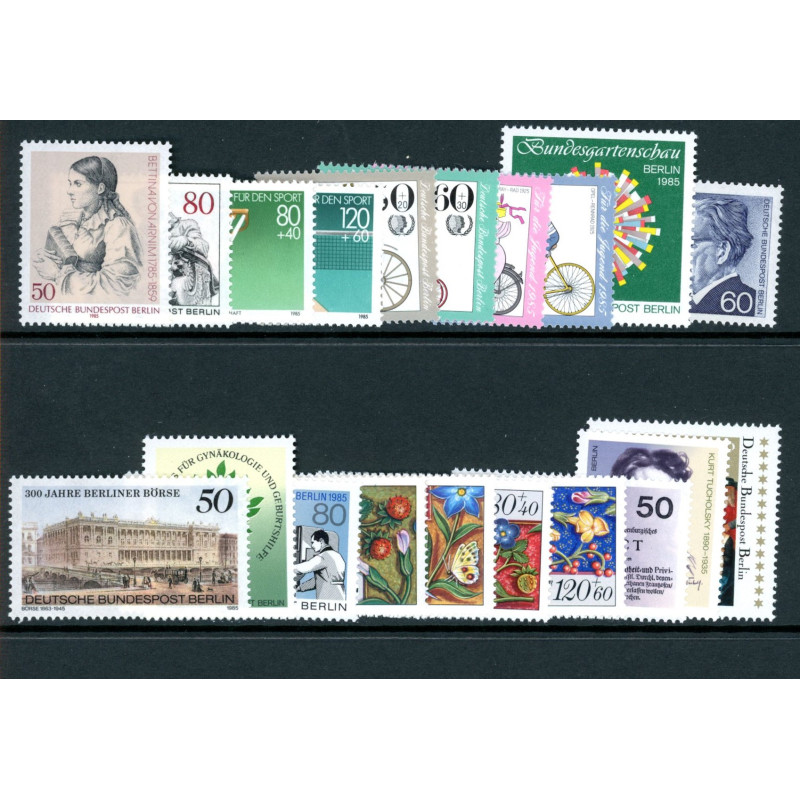 Berlin. 1985. Komplet årgang. AFA nr. 728-747 **           (o)