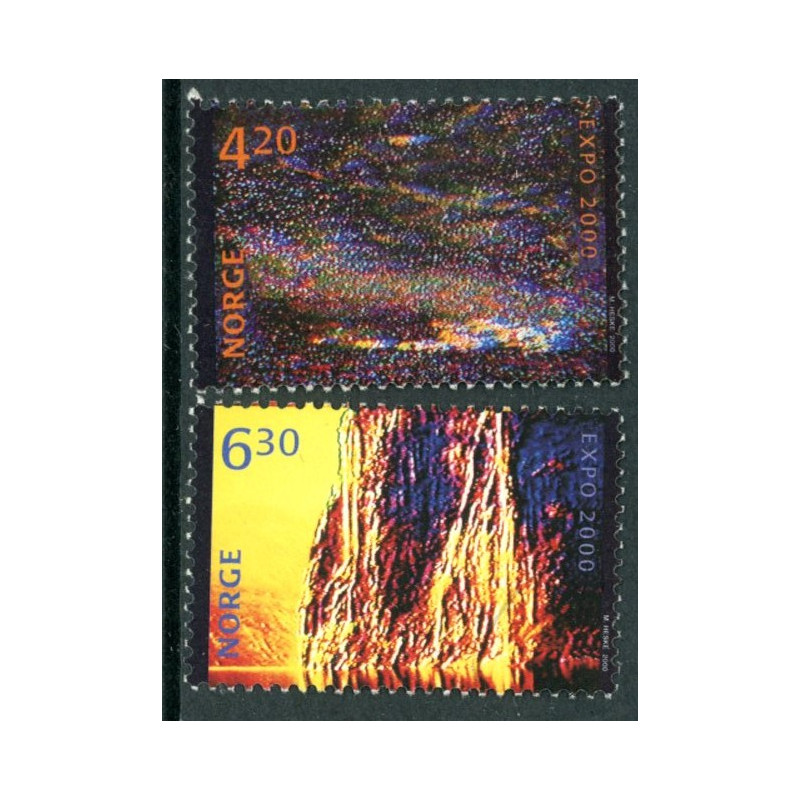 Norge. 2000. EXPO 2000. AFA nr. 1344-45 ** stemplet postfrisk FDC