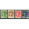 Norge. 1929. N.H. Abels død 10-30 øre. AFA nr. 148-51 st. (4)