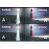 Norge. 2005.  Fyrtårne i 4-blok, AFA nr. 1536Co-37Cn ** stemplet postfrisk FDC