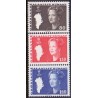 1980. 80-160 Øre. Ny Brugsudgave (Cz. Slania) AFA nr. 120-22 postfrisk