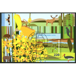 Tyskland. 2009. National- og naturparker, miniark AFA nr. 3618 **                    (o)