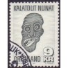 1977. 9 Kr. Grønlandsk maske (Cz. Slania) AFA nr. 103 postfrisk