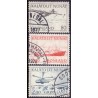 1976-77. Postbefordring gennem tiderne (Cz. Slania) AFA nr. 98-100 postfrisk