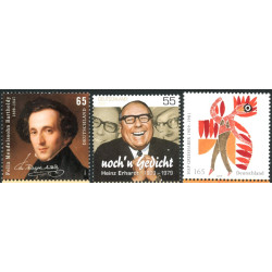 Tyskland. 2009. Mendelssohn, Erhardts og Grieshaber AFA nr. 3601-03 **                         (o)