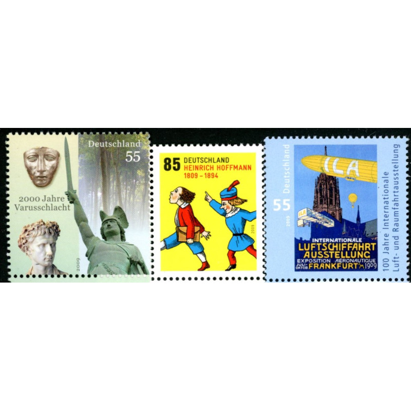 Tyskland. 2009. Varus, Hoffmann og ILA. AFA nr. 3619-21 **                    (o)