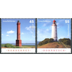 Tyskland. 2009. Fyrtårne IX. AFA nr. 3622-23 **                 (o)