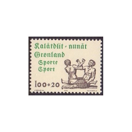 1976.100+20 Øre. Idrætsmærke (Cz. Slania) AFA nr. 97 postfrisk