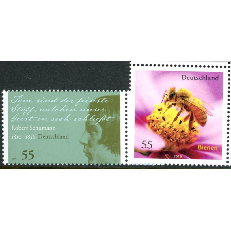 Tyskland. 2010. Schumann og Bier. AFA nr. 3672-73 **                                      (o)