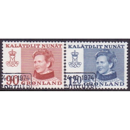 1974. 90 og 120 Øre. Suppleringsværdi (Cz. Slania) AFA nr. 90-1 Postfrisk