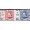 1974. 90 og 120 Øre. Suppleringsværdi (Cz. Slania) AFA nr. 90-1 Postfrisk